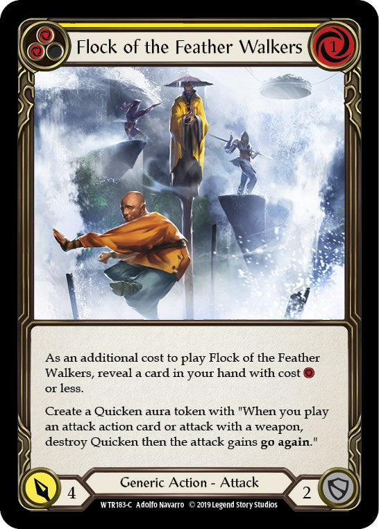 Flock of the Feather Walkers (Yellow) [WTR183] [Welcome to Rathe] Unlimited Edition Normal