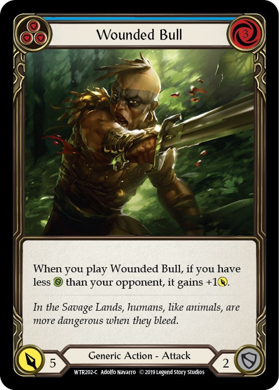 Wounded Bull (Blue) [WTR202] [Welcome to Rathe] Unlimited Edition Normal