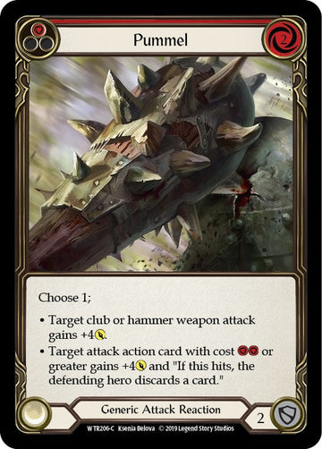 Pummel (Red) [WTR206] [Welcome to Rathe] Unlimited Edition Rainbow Foil