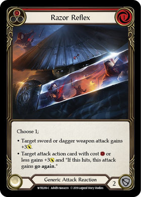 Razor Reflex (Red) [WTR209] [Welcome to Rathe] Unlimited Edition Rainbow Foil