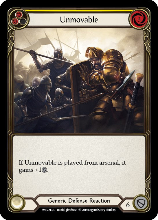 Unmovable (Yellow) [WTR213] [Welcome to Rathe] Unlimited Edition Normal