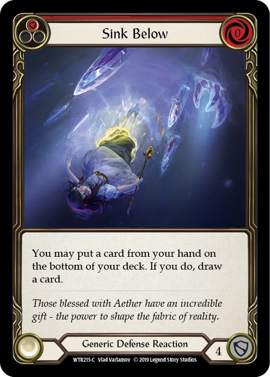 Sink Below (Red) [WTR215] [Welcome to Rathe] Unlimited Edition Rainbow Foil