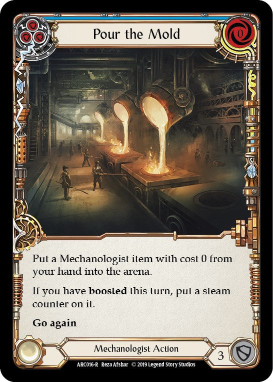 Pour the Mold (Blue) [ARC016] [Arcane Rising] 1st Edition Normal