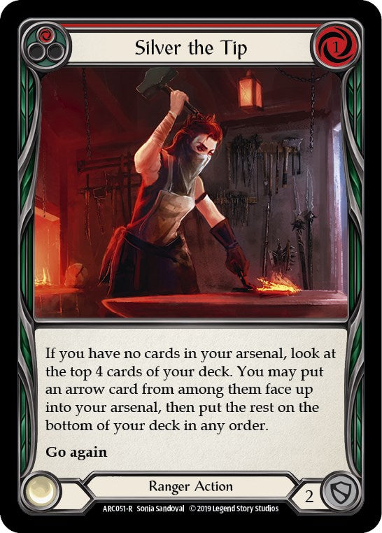 Silver the Tip (Red) [ARC051] [Arcane Rising] 1st Edition Normal