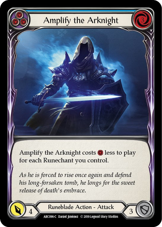 Amplify the Arknight (Blue) [ARC096] [Arcane Rising] 1st Edition Normal