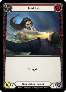 Head Jab (Red) [KSU011] [Hero Deck: Katsu] 1st Edition Normal