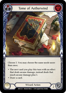 Tome of Aetherwind [ARC122] [Arcane Rising] 1st Edition Normal