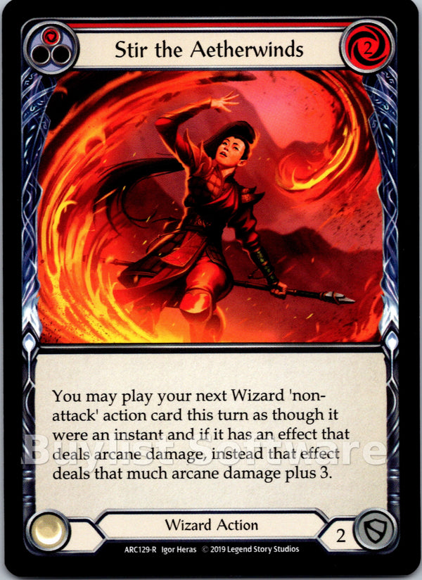 Stir the Aetherwinds (Red) [ARC129] [Arcane Rising] 1st Edition Normal