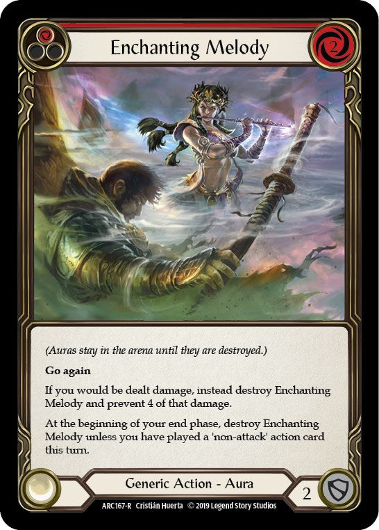 Enchanting Melody (Red) [ARC167] [Arcane Rising] 1st Edition Normal