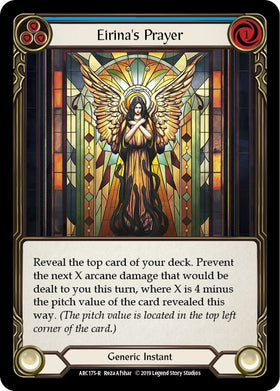 Eirina's Prayer (Blue) [ARC175] [Arcane Rising] 1st Edition Normal