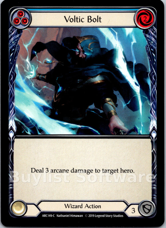 Voltic Bolt (Blue) [ARC149] [Arcane Rising] 1st Edition Normal