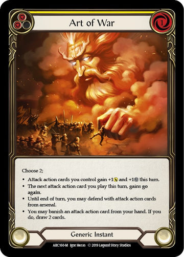 Art of War [ARC160] [Arcane Rising] 1st Edition Normal