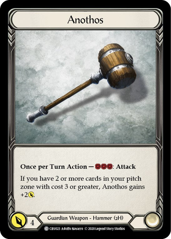 Anothos [CRU023] [Crucible of War] Unlimited Edition Rainbow Foil