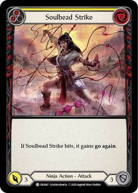 Soulbead Strike (Yellow) [CRU067] [Crucible of War] Unlimited Edition Rainbow Foil