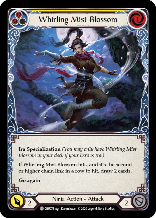 Whirling Mist Blossom [CRU074] [Crucible of War] Unlimited Edition Normal