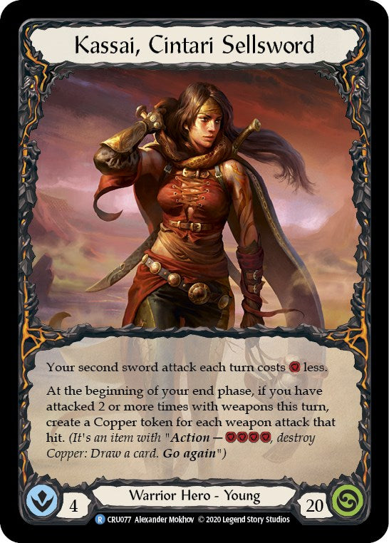Kassai, Cintari Sellsword [CRU077] [Crucible of War] Unlimited Edition Normal