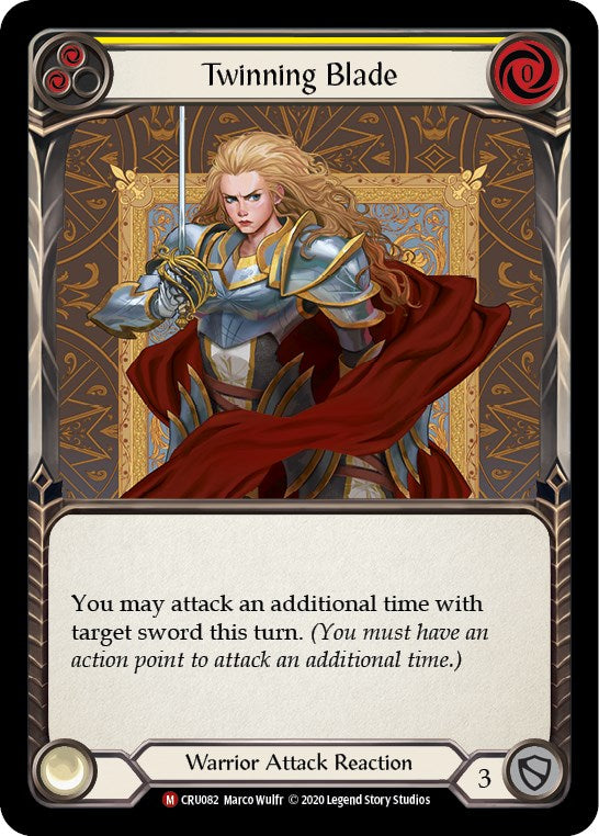 Twinning Blade [CRU082] [Crucible of War] Unlimited Edition Rainbow Foil