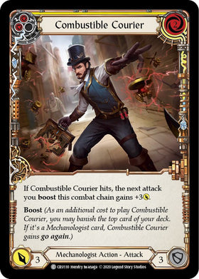 Combustible Courier (Yellow) [CRU110] [Crucible of War] 1st Edition Normal