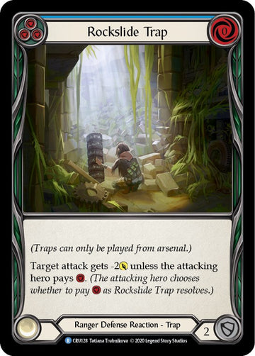 Rockslide Trap [CRU128] [Crucible of War] 1st Edition Normal