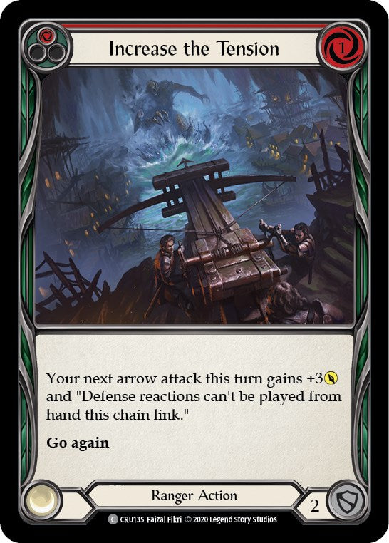 Increase the Tension (Red) [CRU135] [Crucible of War] Unlimited Edition Normal