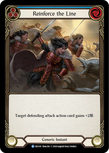 Reinforce the Line (Blue) [CRU191] [Crucible of War] Unlimited Edition Normal