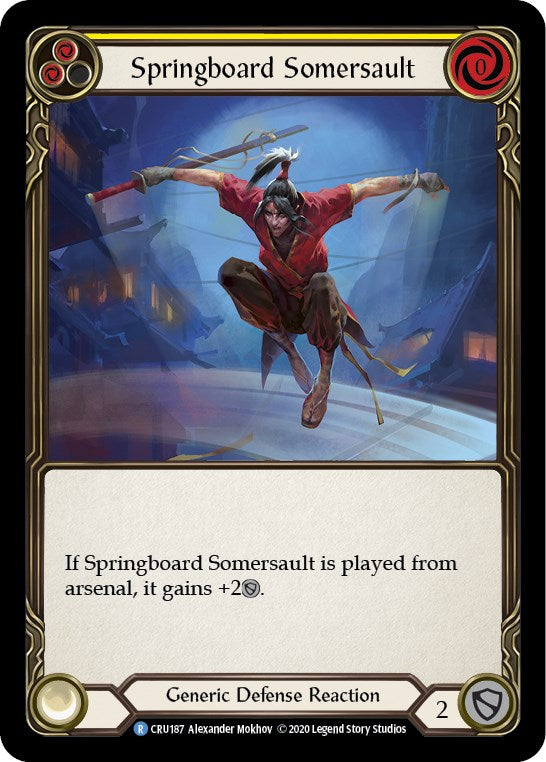 Springboard Somersault [CRU187] [Crucible of War] Unlimited Edition Rainbow Foil
