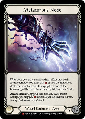 Metacarpus Node [CRU161] [Crucible of War] Unlimited Edition Normal