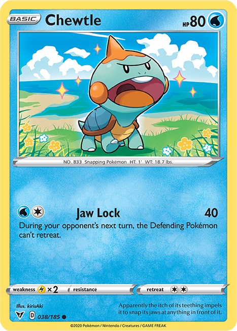 Chewtle [038/185] [Vivid Voltage] Reverse Holofoil