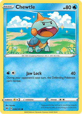 Chewtle [038/185] [Vivid Voltage] Reverse Holofoil