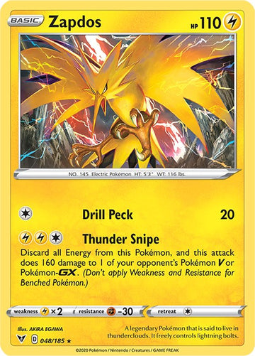 Zapdos [048/185] [Vivid Voltage] Holofoil