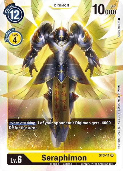 Seraphimon [ST3-11] [Starter Deck 03: Heaven's Yellow] Foil