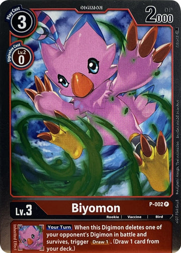 Biyomon [P-002] [Digimon Promotion Cards] Foil
