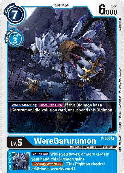 WereGarurumon - P-008 [P-008 P] [Digimon Promotion Cards] Foil