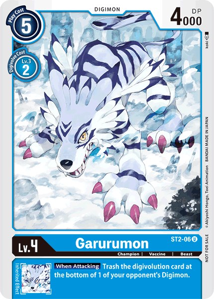 Garurumon (Tamer Party Promo) [ST2-06] [Starter Deck 02: Cocytus Blue]