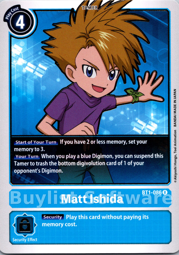 Matt Ishida [BT1-086] [Release Special Booster 1.0]