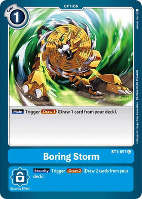 Boring Storm [BT1-097] [Release Special Booster 1.0]