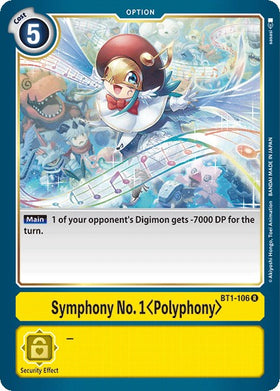 Symphony No. 1 (Polyphony) [BT1-106] [Release Special Booster 1.0]