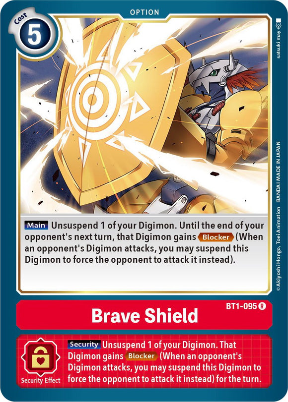 Brave Shield [BT1-095] [Release Special Booster 1.5]