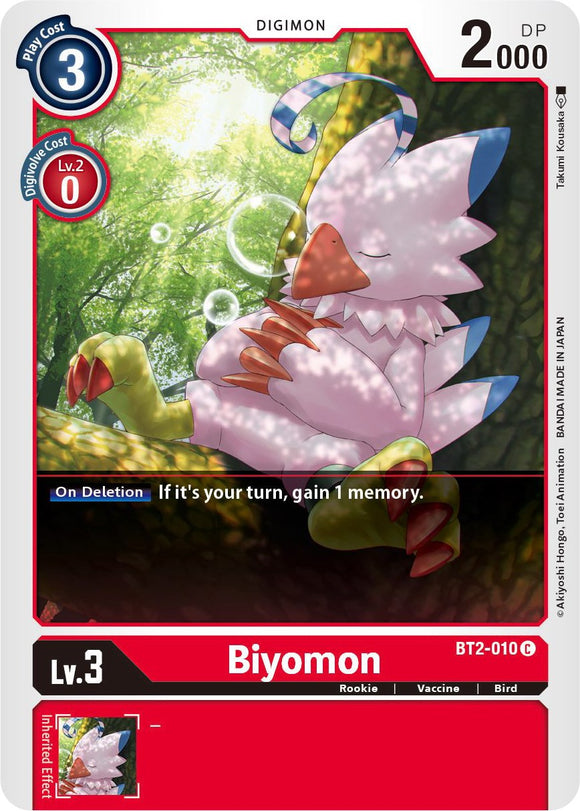 Biyomon - BT2-010 [BT2-010] [Release Special Booster 1.5]