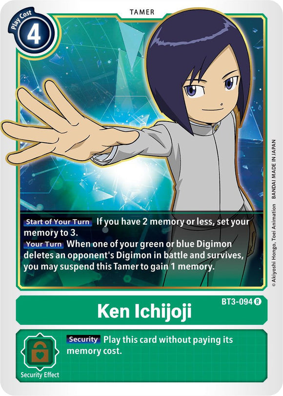 Ken Ichijoji [BT3-094] [Release Special Booster 1.5]