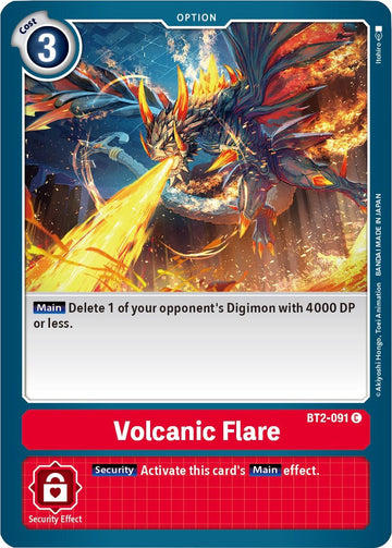 Volcanic Flare [BT2-091 C] [Release Special Booster 1.5]