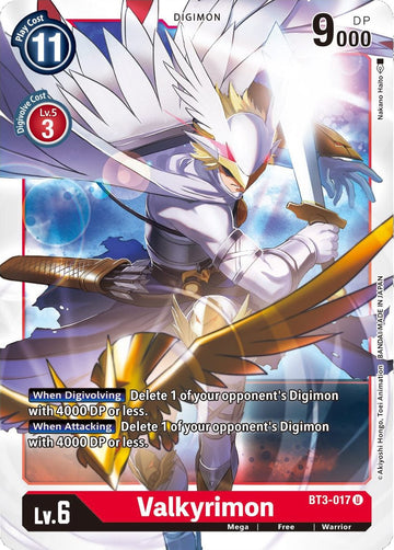 Valkyrimon [BT3-017 U] [Release Special Booster 1.5]