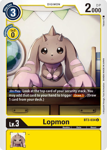 Lopmon [BT3-034] [Release Special Booster 1.5]