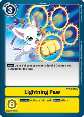 Lightning Paw [BT2-097] [Release Special Booster 1.5]