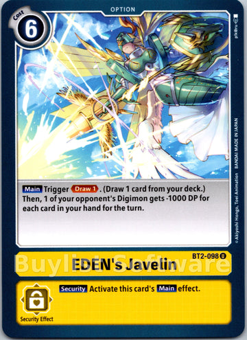 EDEN's Javelin [BT2-098] [Release Special Booster 1.5]