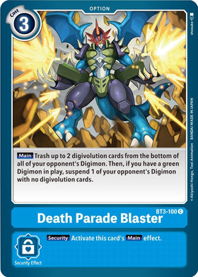 Death Parade Blaster [BT3-100] [Release Special Booster 1.5]