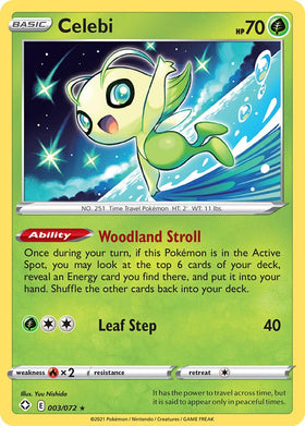 Celebi [003/072] [Shining Fates] Reverse Holofoil