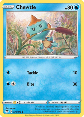 Chewtle [026/072] [Shining Fates]