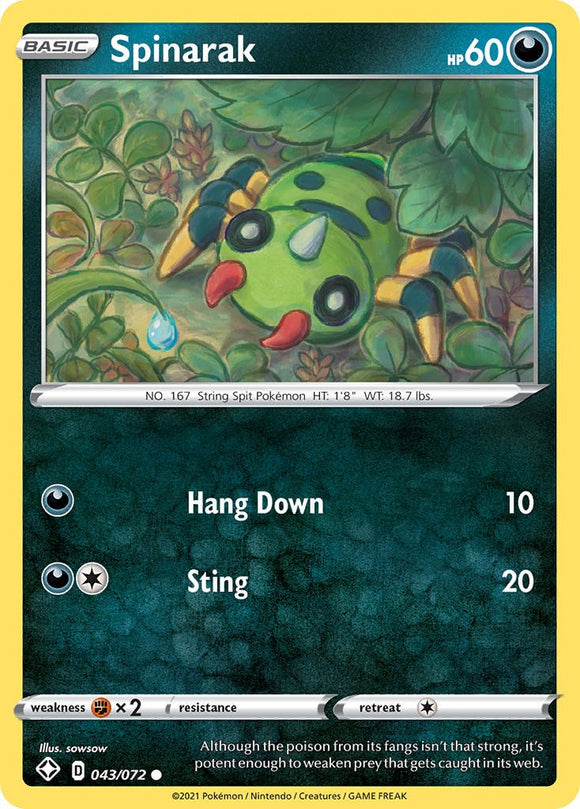 Spinarak [043/072] [Shining Fates]