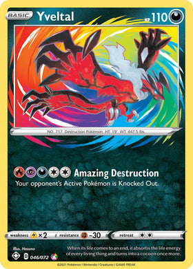 Yveltal [046/072] [Shining Fates] Holofoil